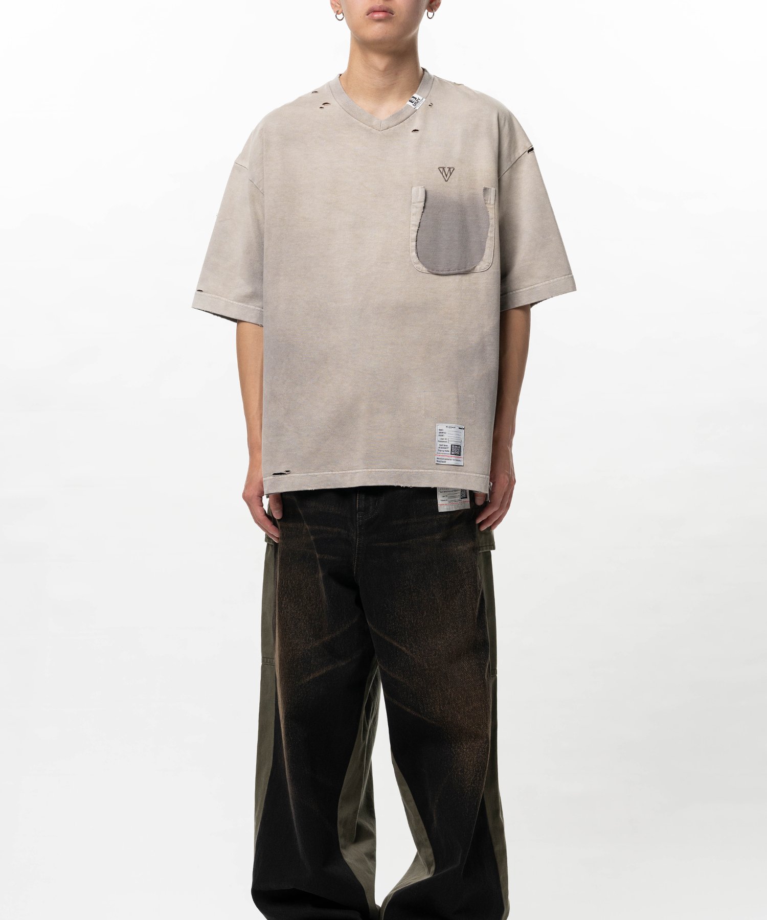 Sun Faded Like V-neck T-shirt