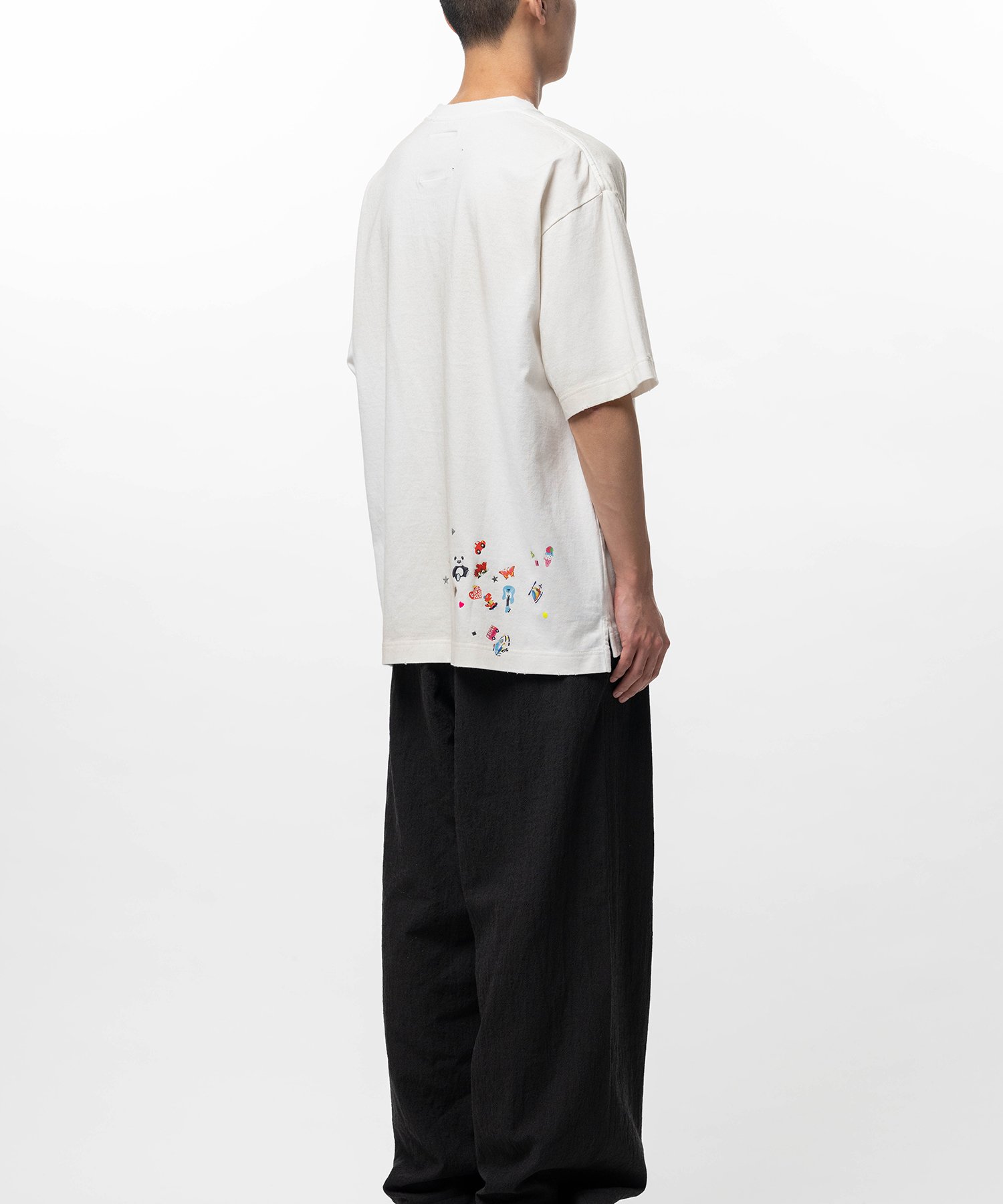 Kids Sticker Printed T-shirt