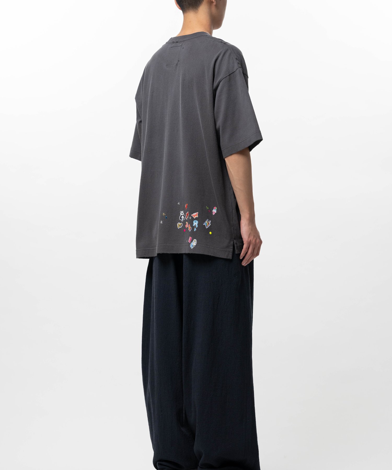 Kids Sticker Printed T-shirt