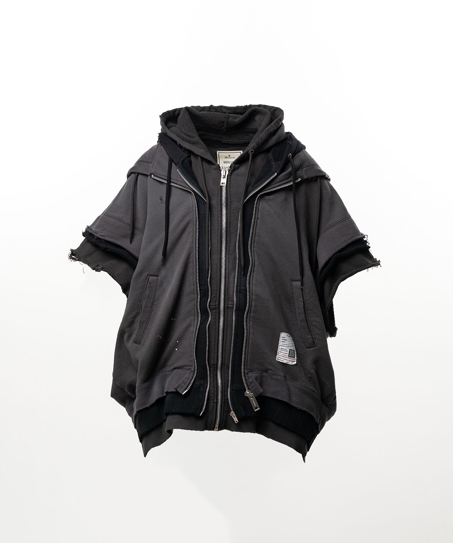 Triple Layered Zip-up Sweat Vest
