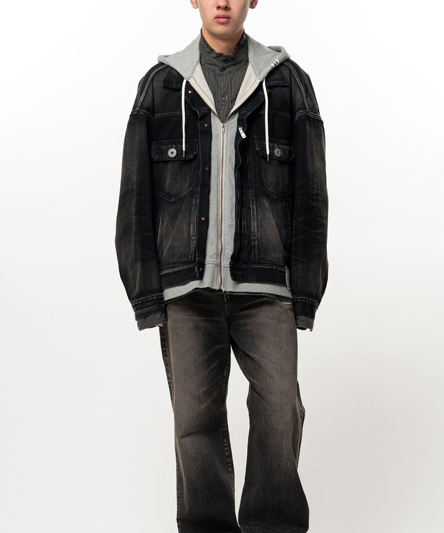 Triple Layered Denim Jacket