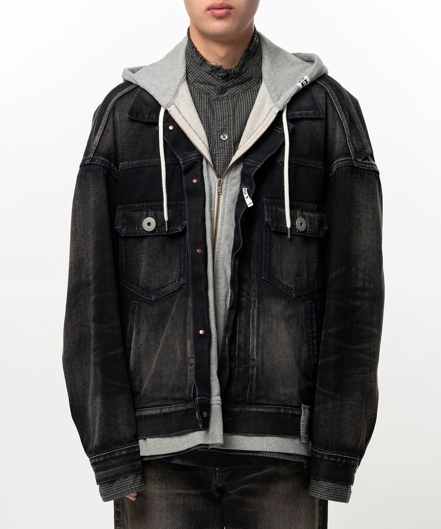 Triple Layered Denim Jacket