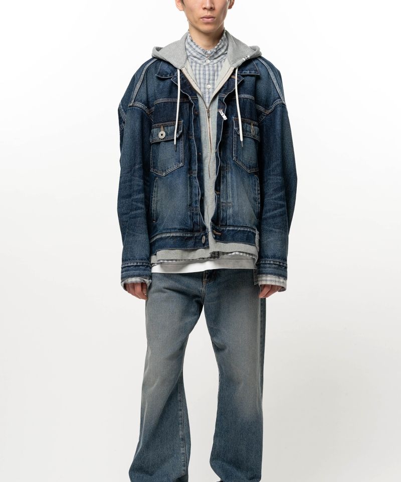 Triple Layered Denim Jacket