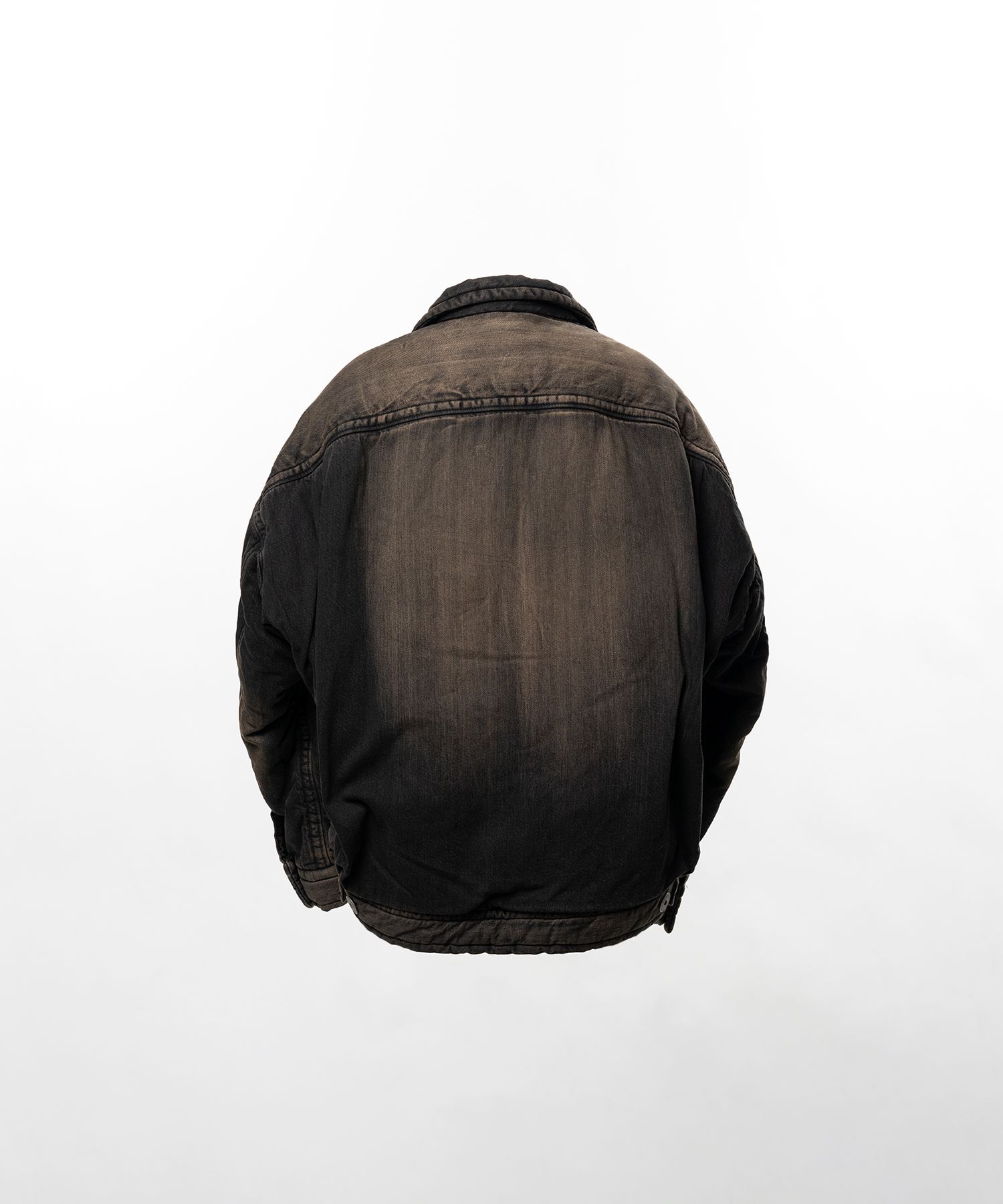 Puffer Denim Jacket