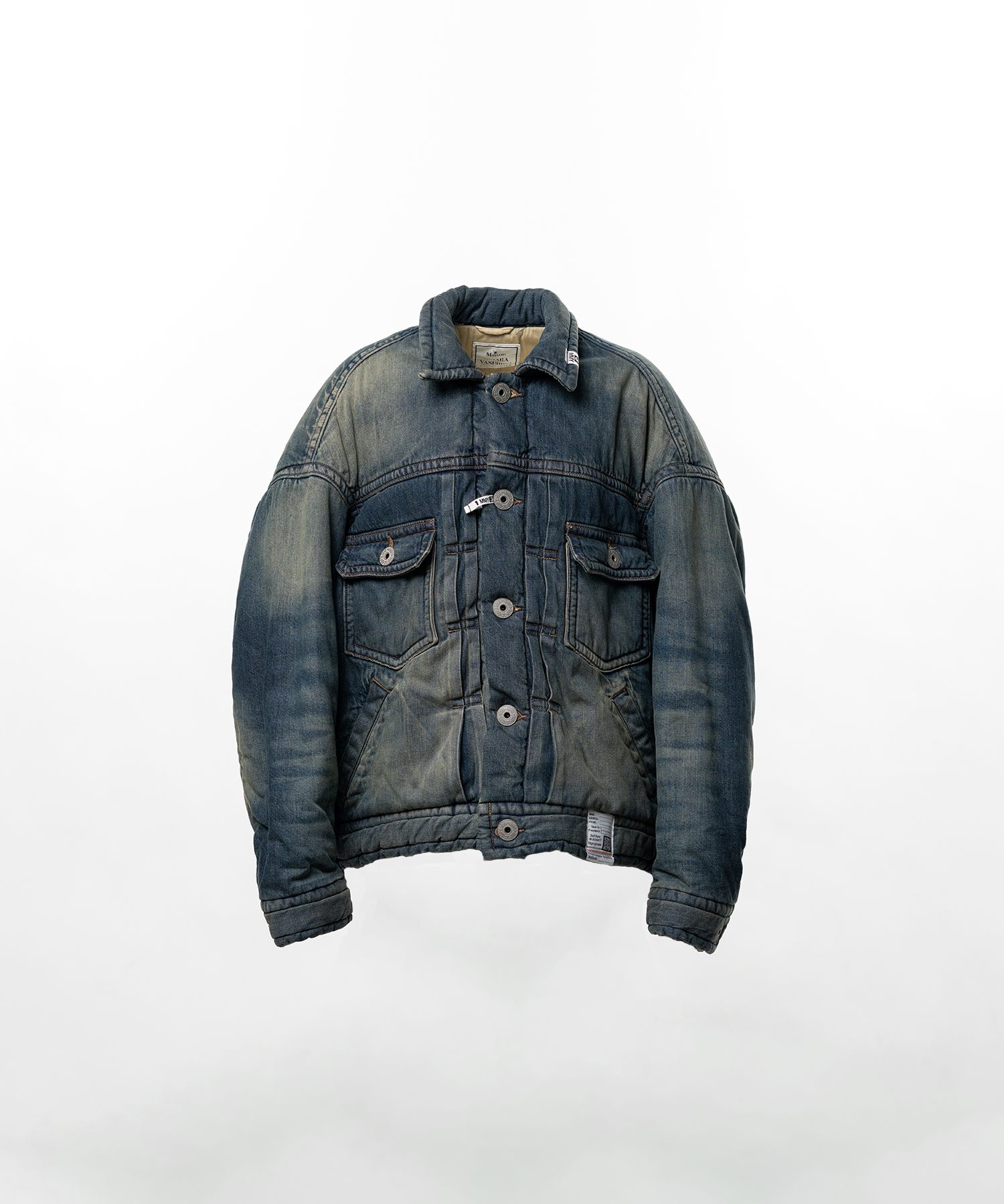 Puffer Denim Jacket