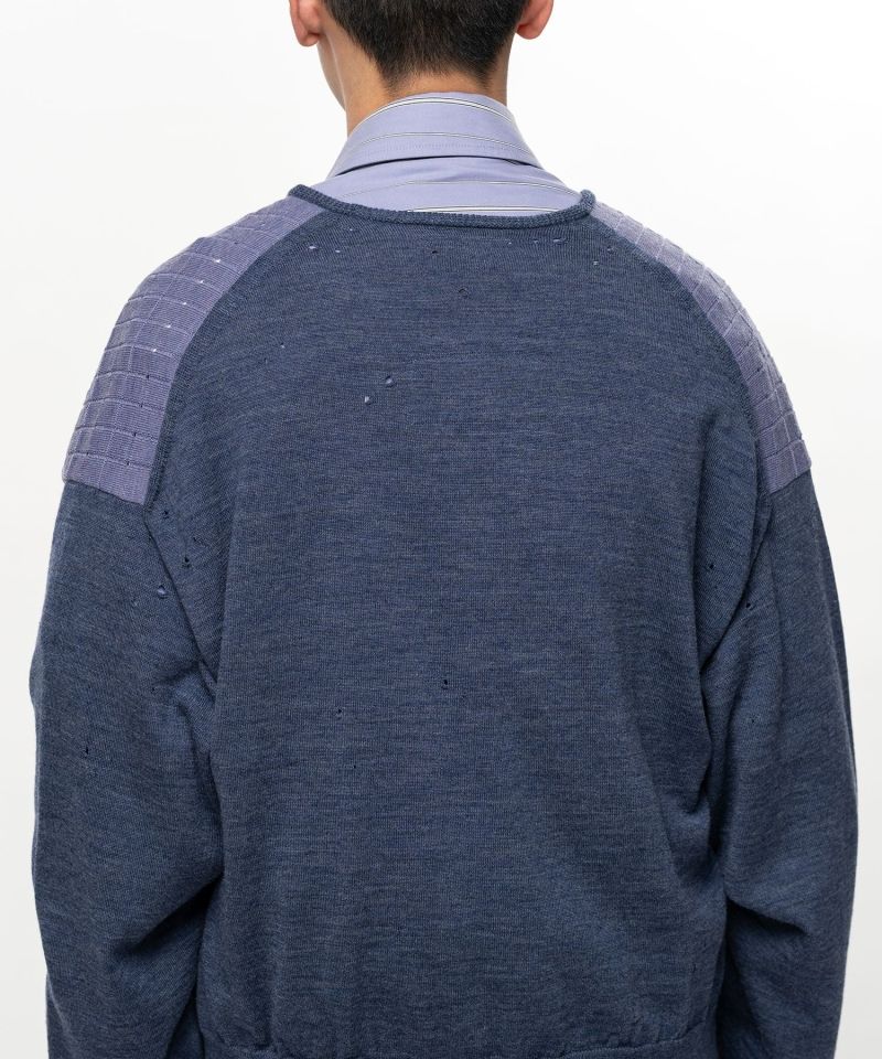 Distressed Knit Cardigan