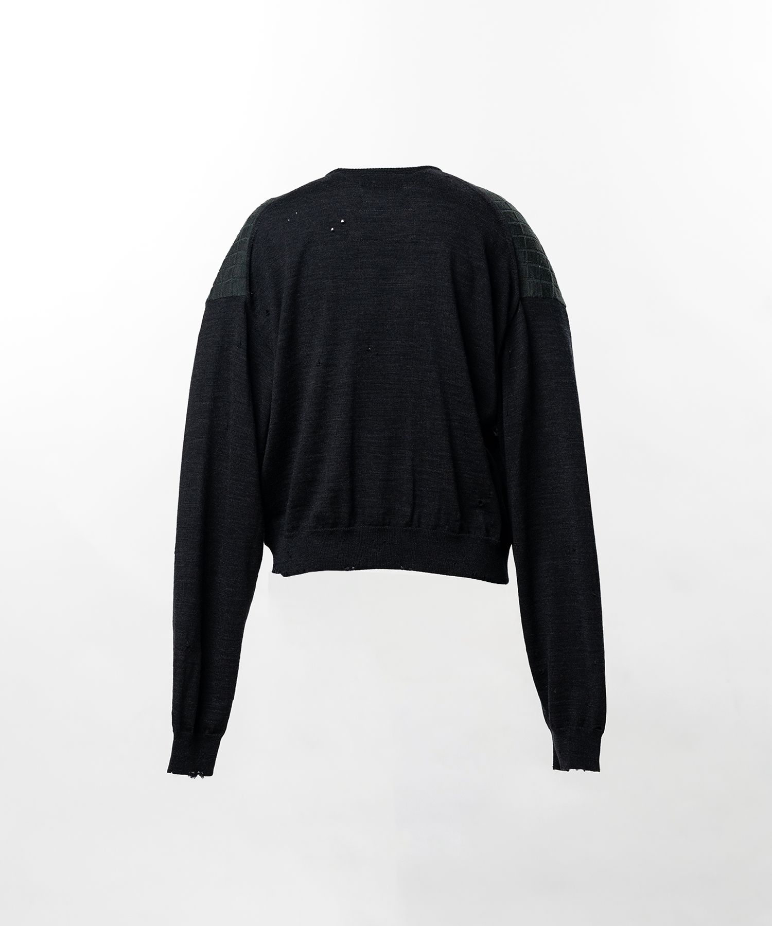 Distressed Knit Cardigan