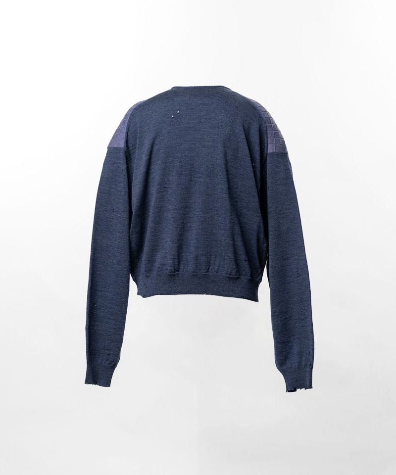 Distressed Knit Cardigan