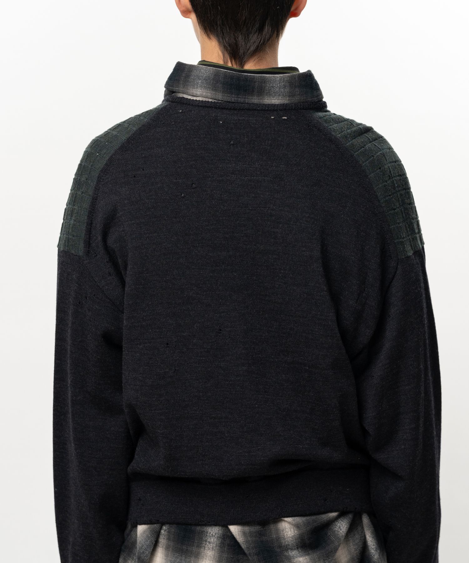 Distressed Knit Cardigan