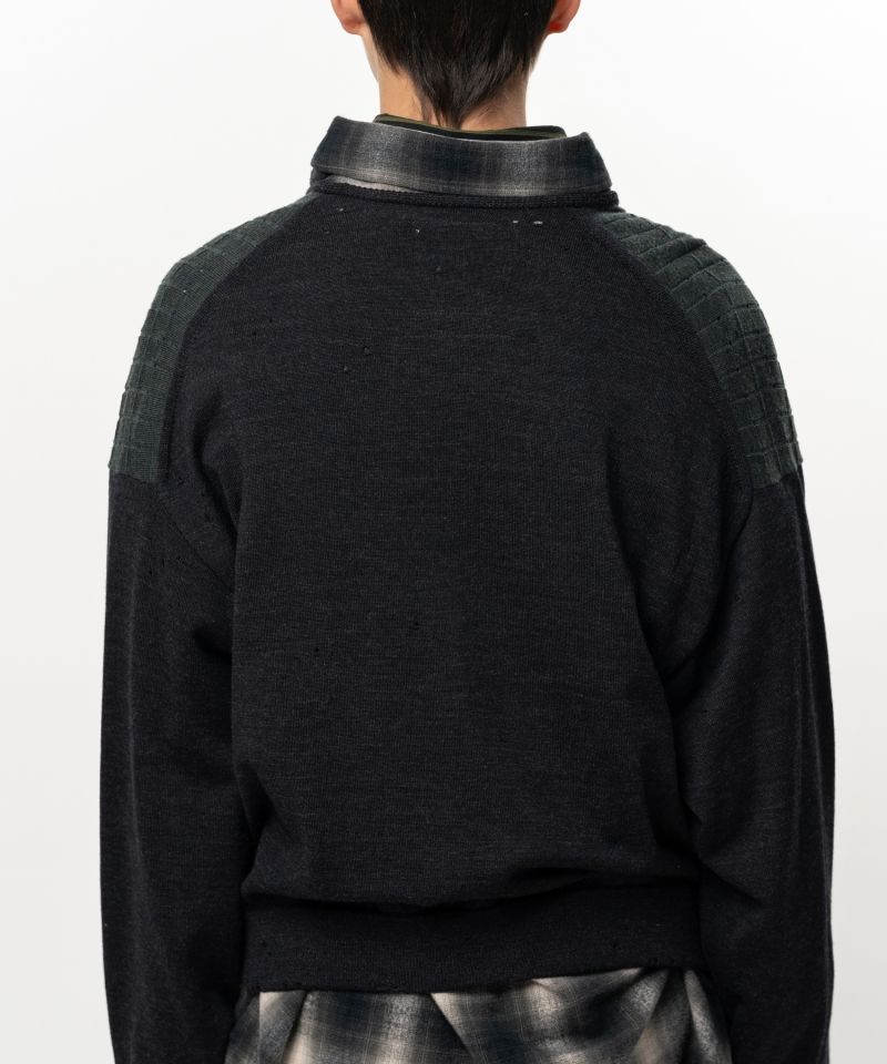 Distressed Knit Cardigan