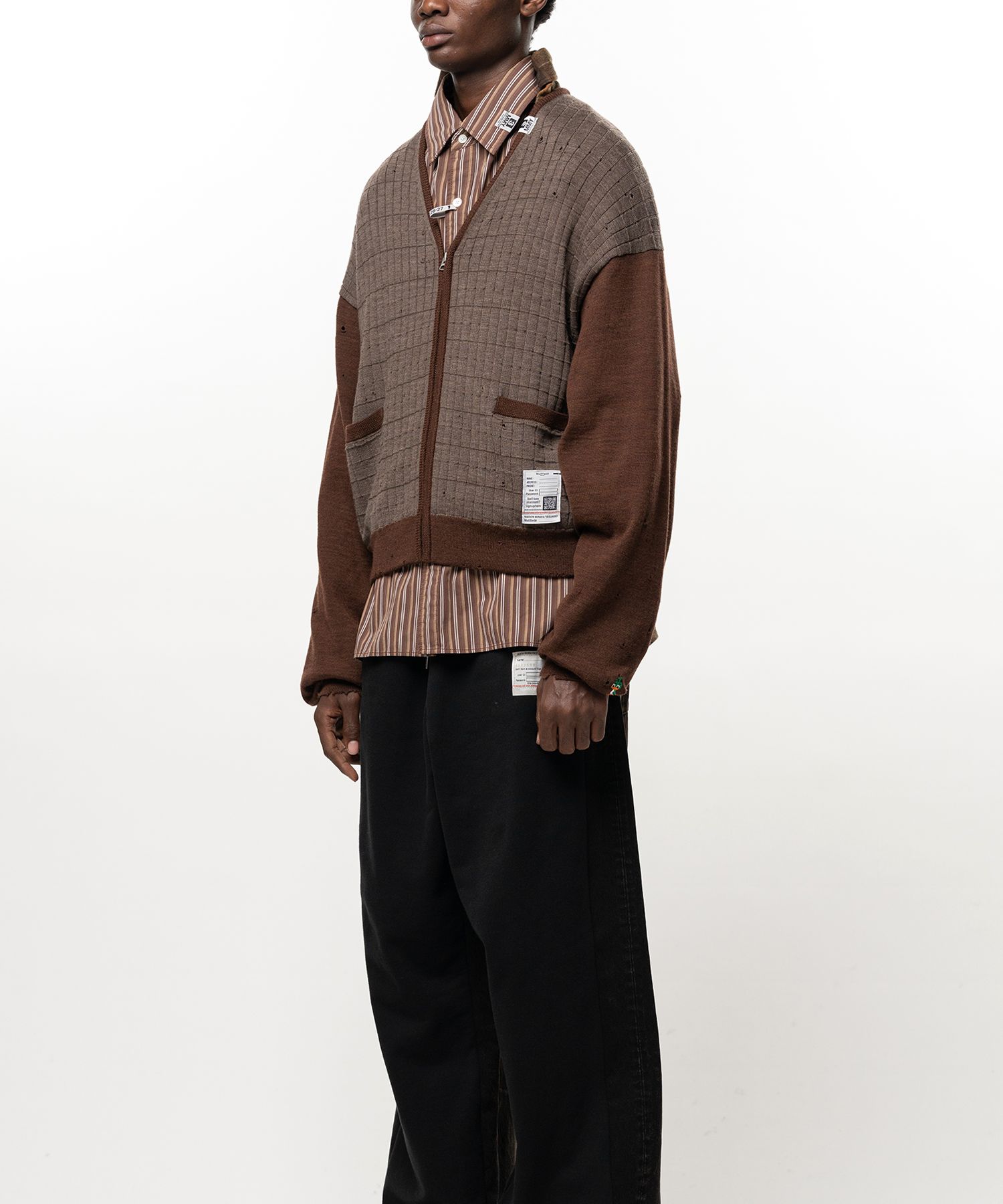 Distressed Knit Cardigan