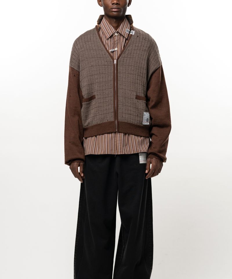 Distressed Knit Cardigan