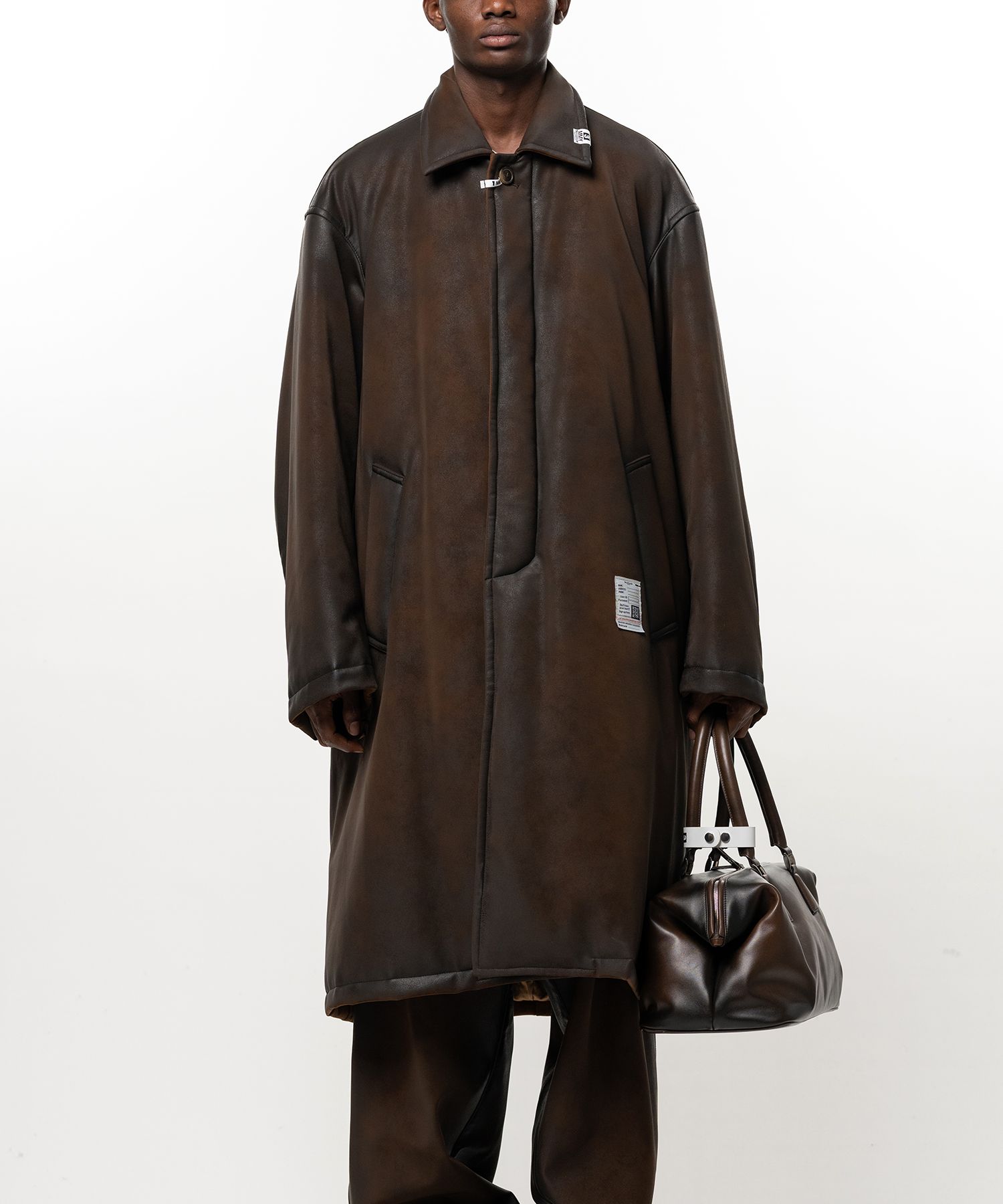 Coated Puffer Coat