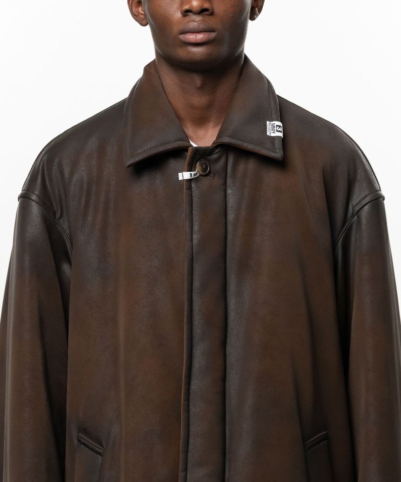 Coated Puffer Coat