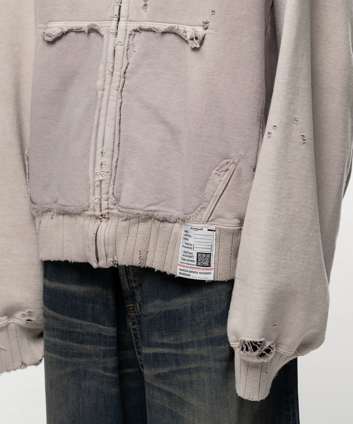 Sun Faded Like Zip-up Hoodie