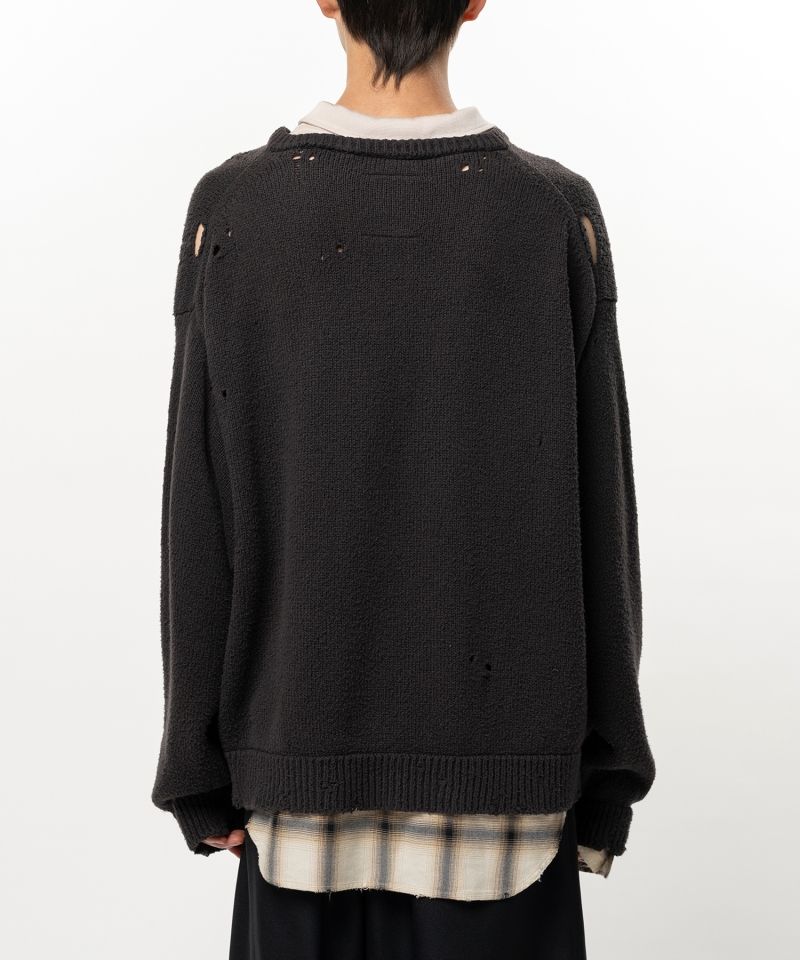 Triple Layered Collared Knit Sweater
