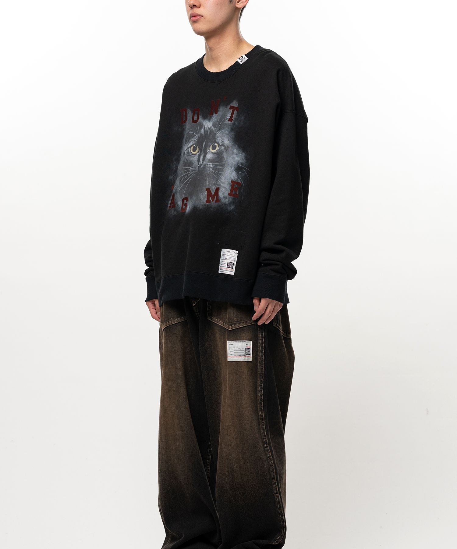 Cat Printed Sweatshirt