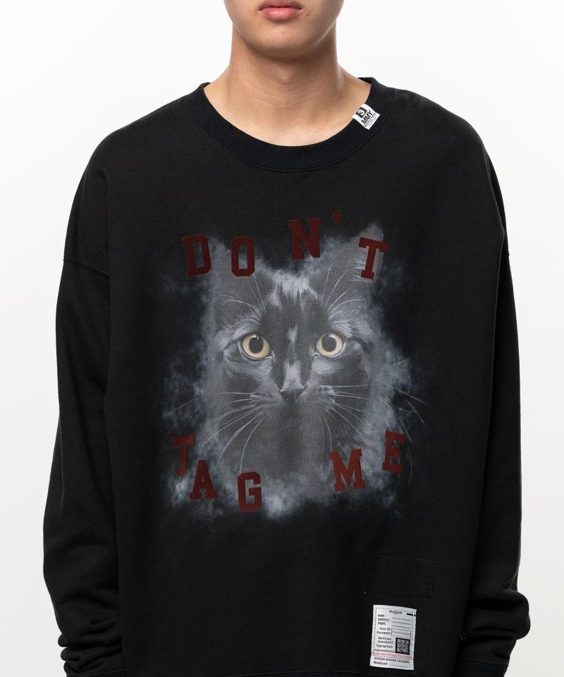Cat Printed Sweatshirt