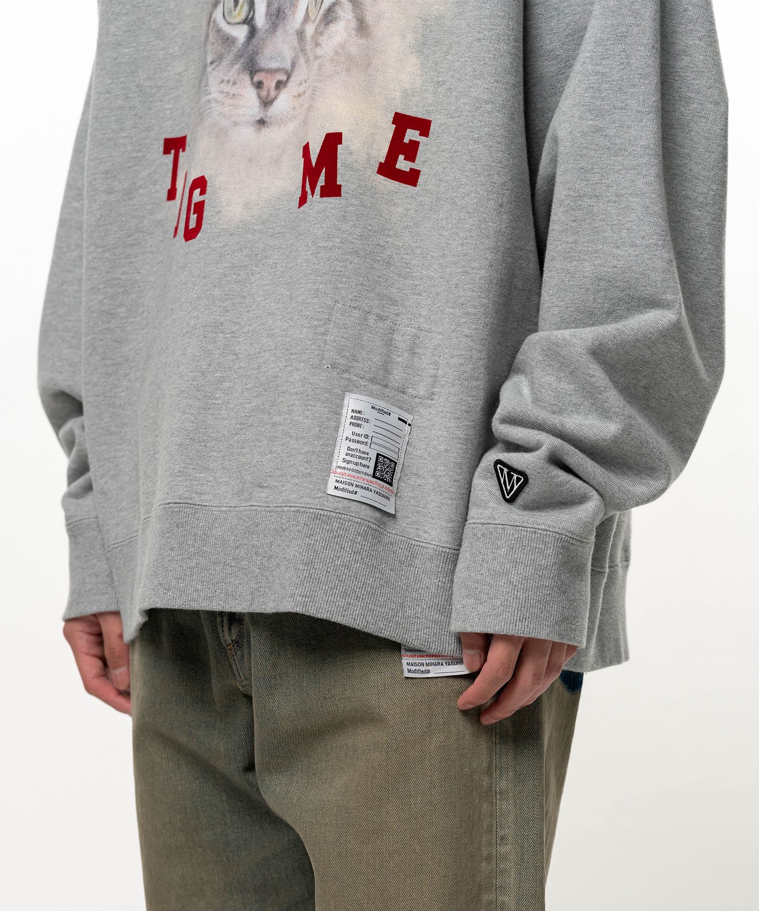 Cat Printed Sweatshirt