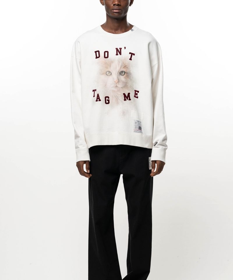 Cat Printed Sweatshirt