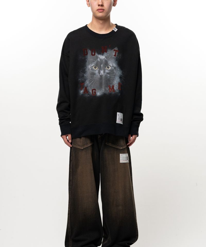 Cat Printed Sweatshirt