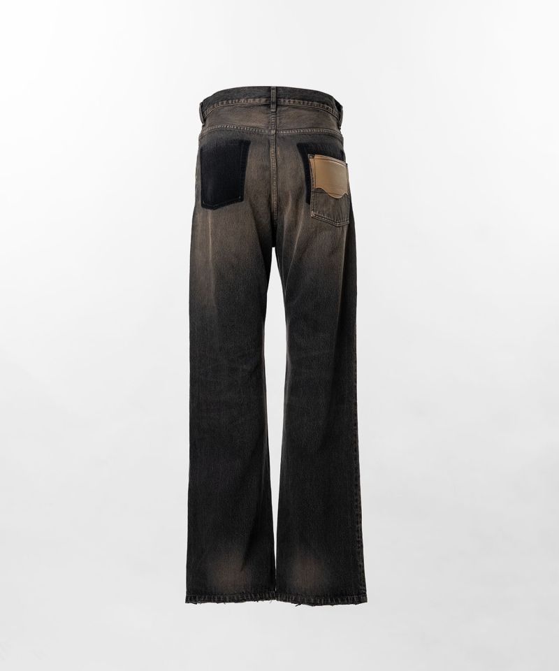 Flared Denim Pants