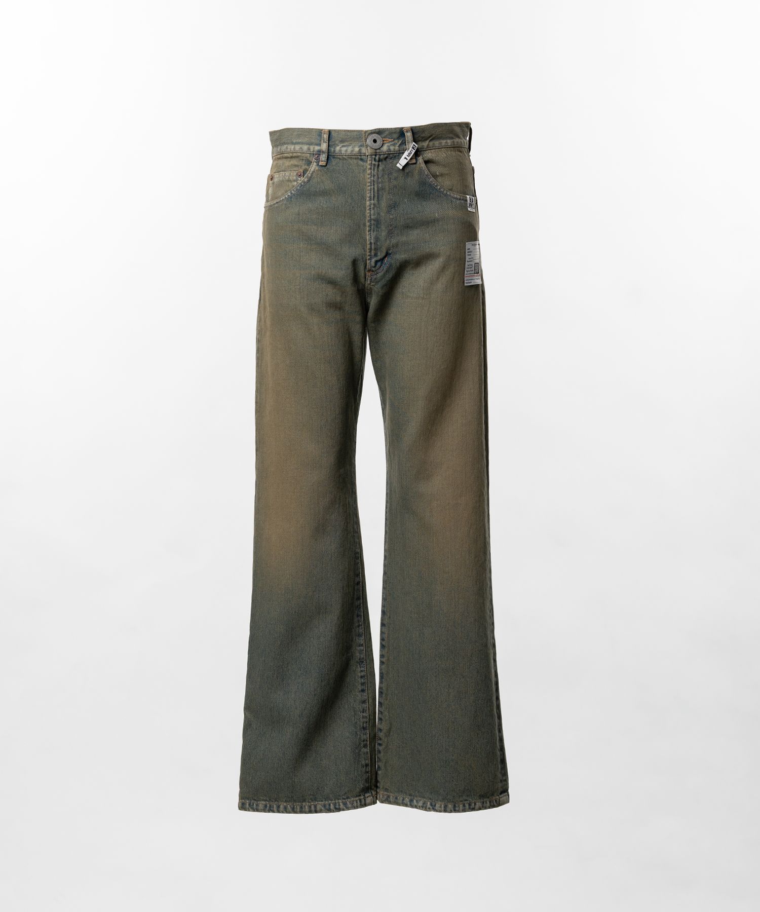Flared Denim Pants