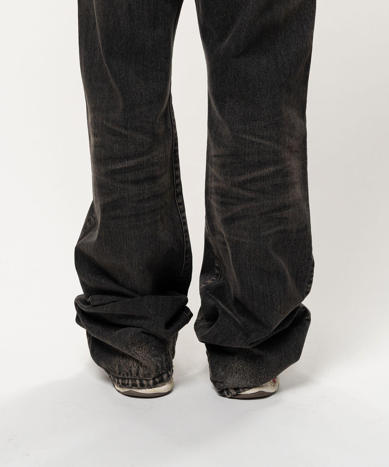 Flared Denim Pants