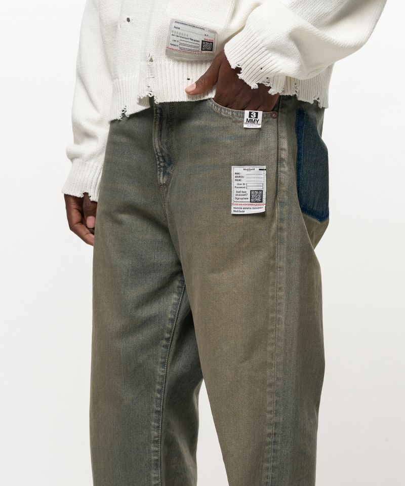 Flared Denim Pants