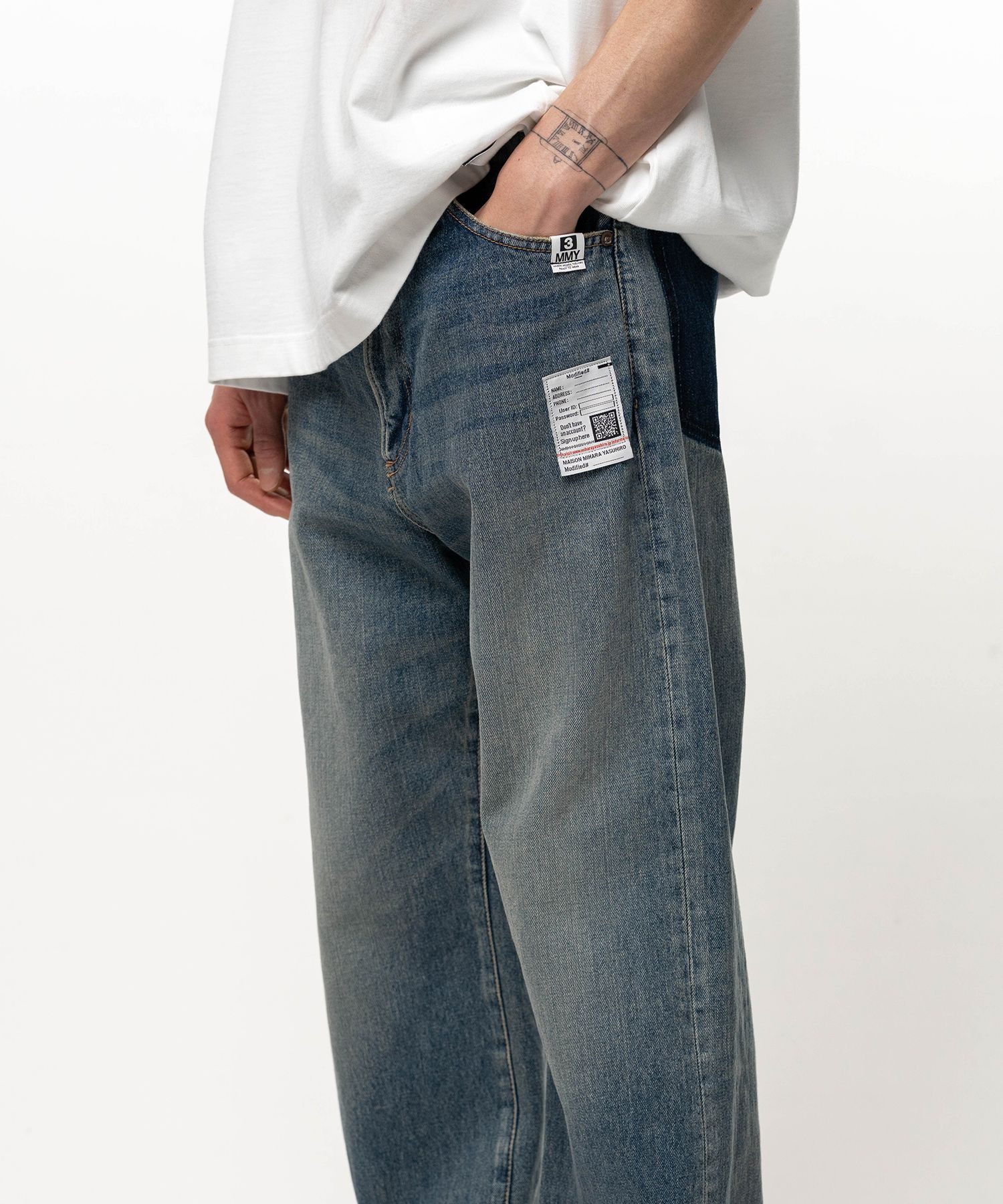 Flared Denim Pants