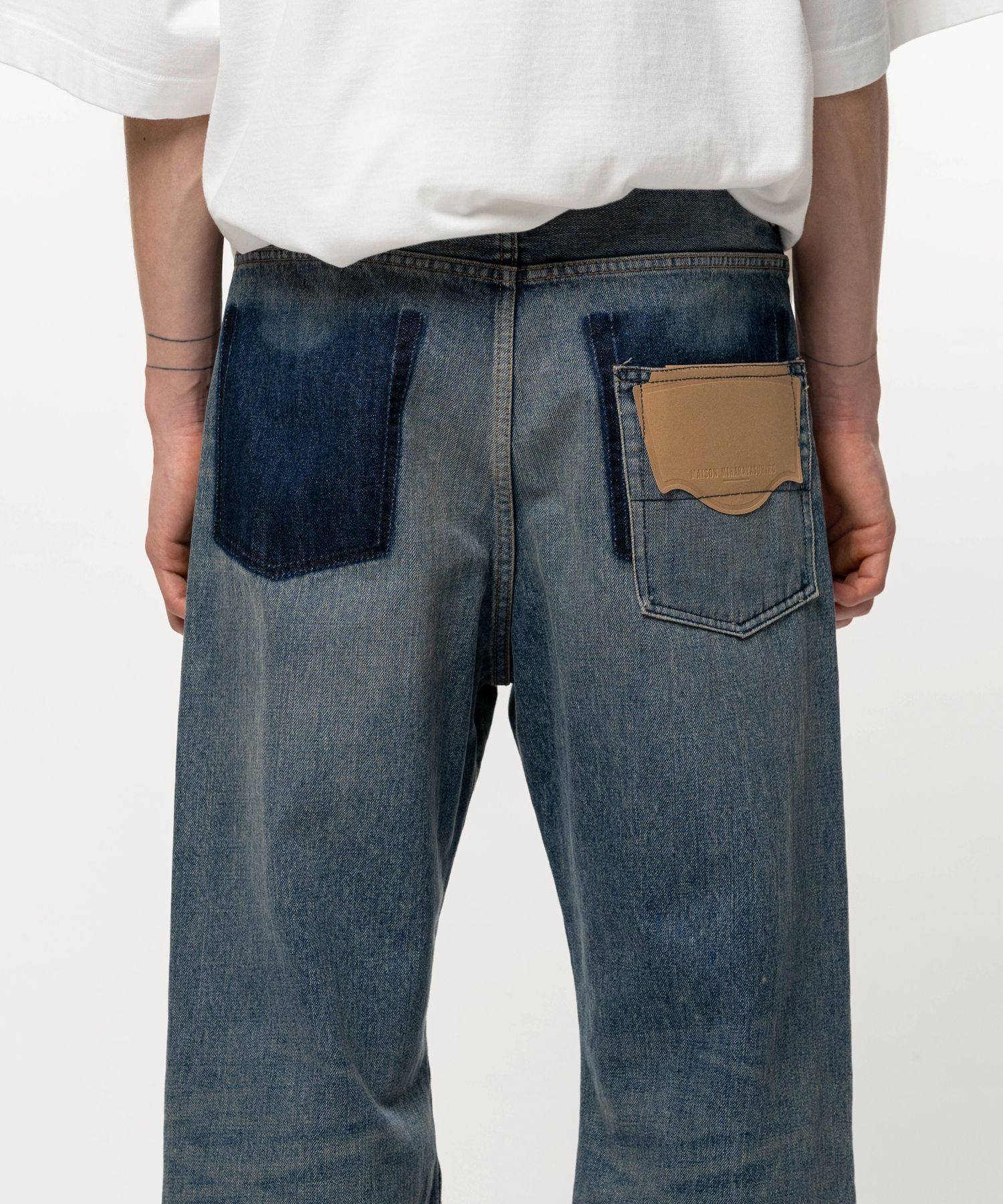 Flared Denim Pants