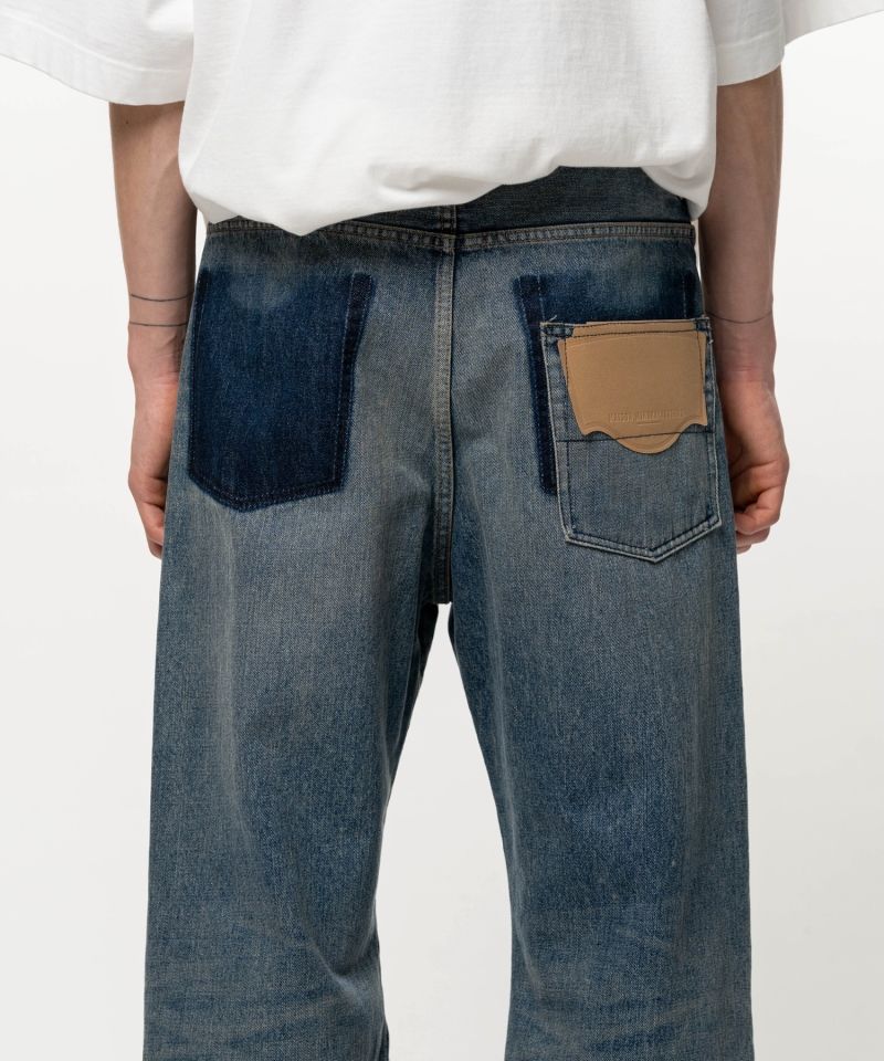 Flared Denim Pants