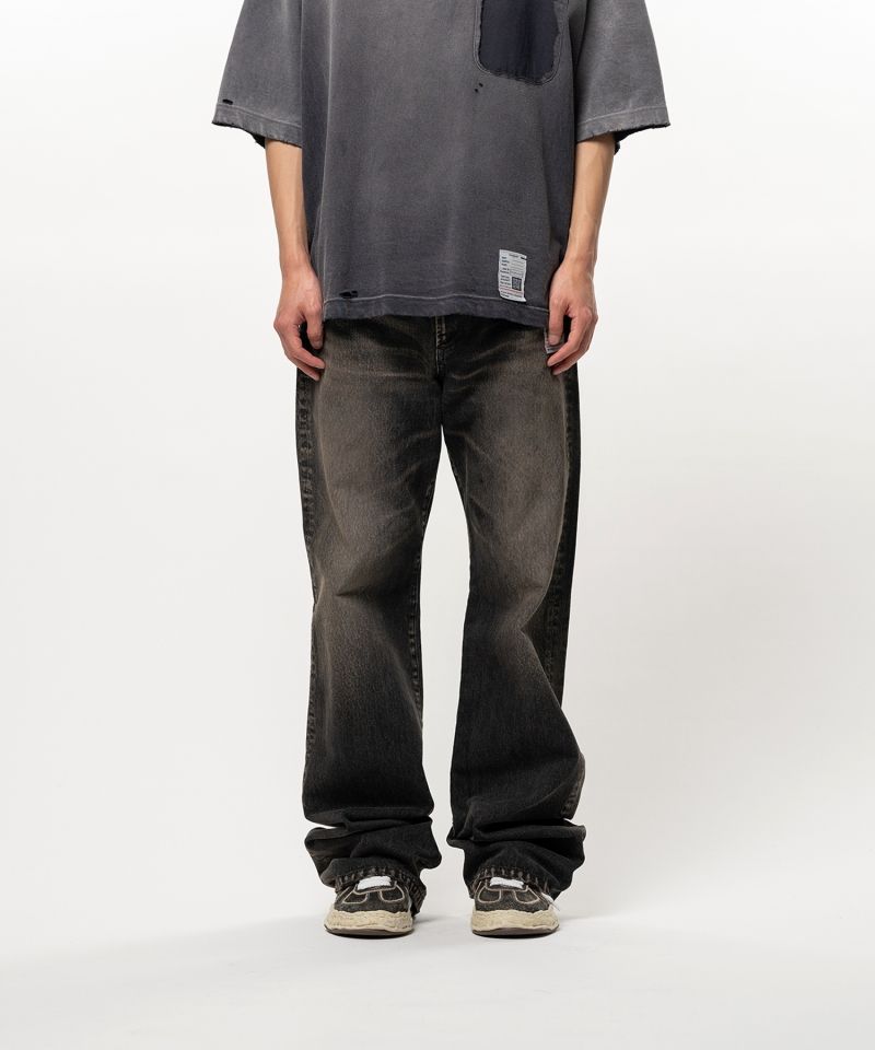 Flared Denim Pants