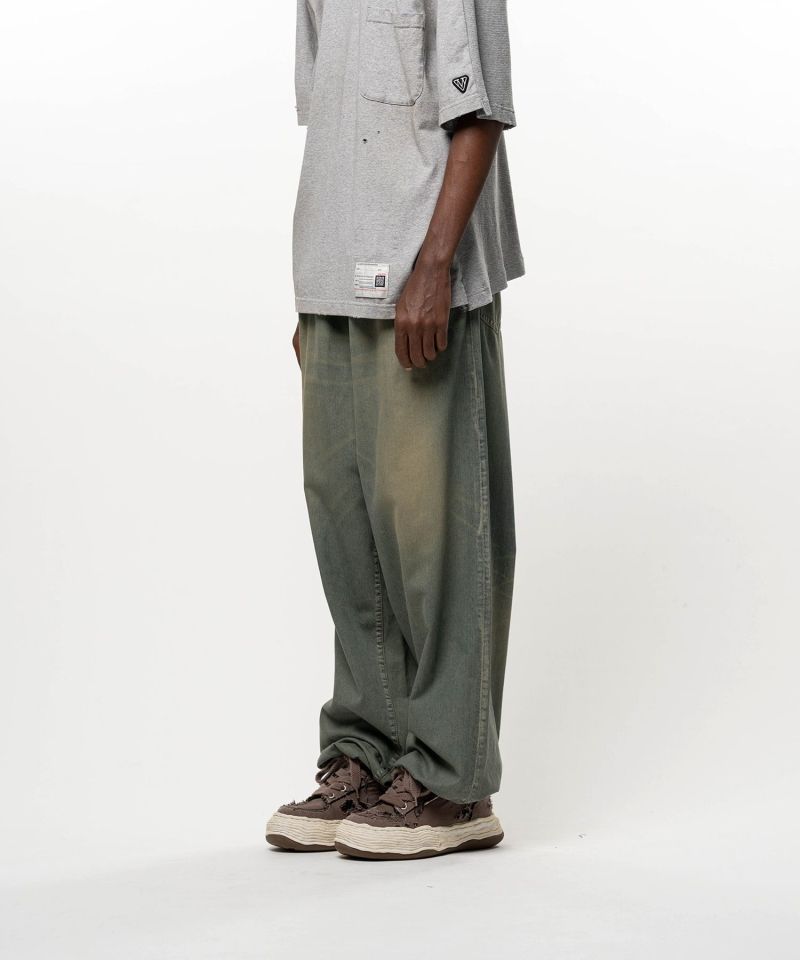 Light Oz Denim Wide Pants