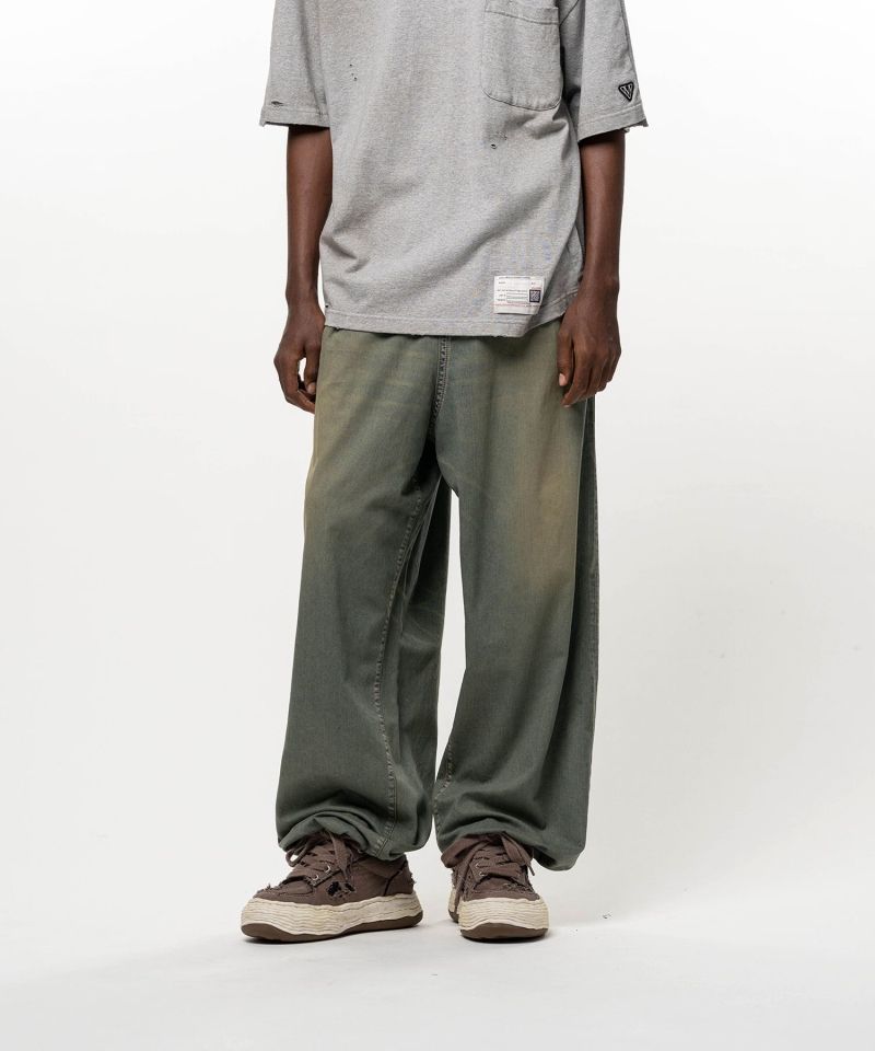 Light Oz Denim Wide Pants