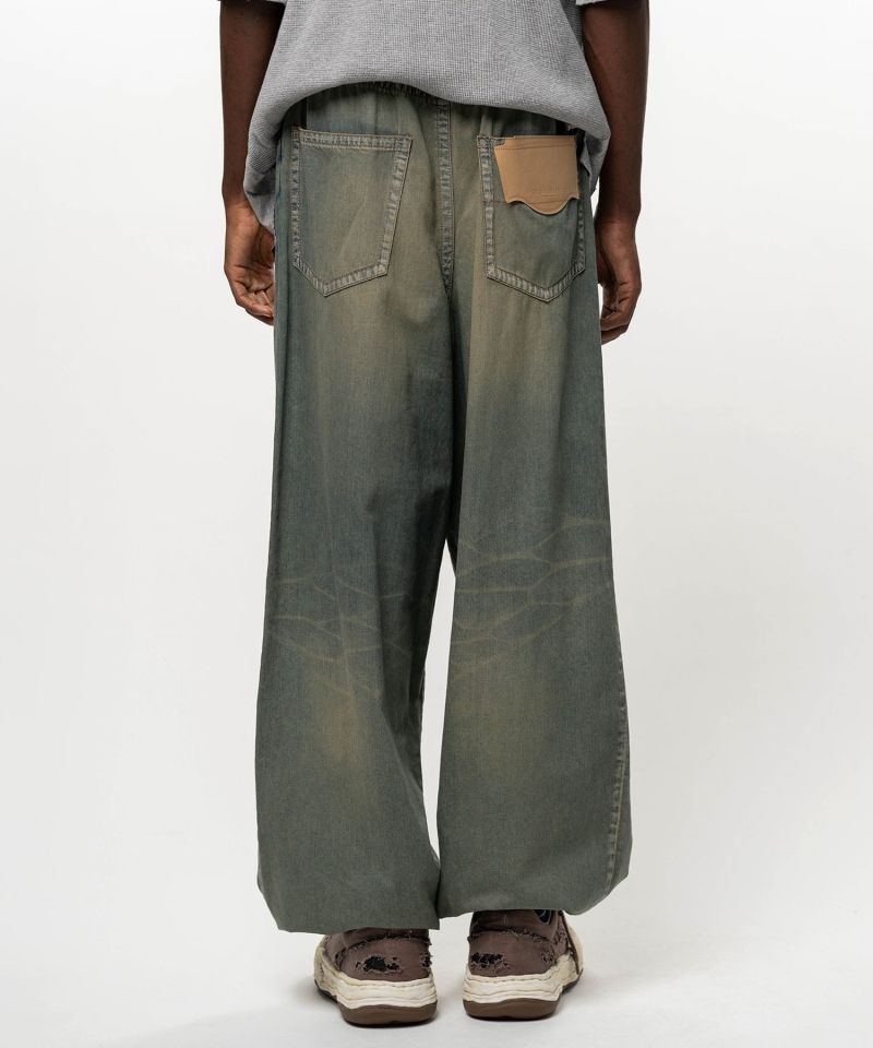 Light Oz Denim Wide Pants