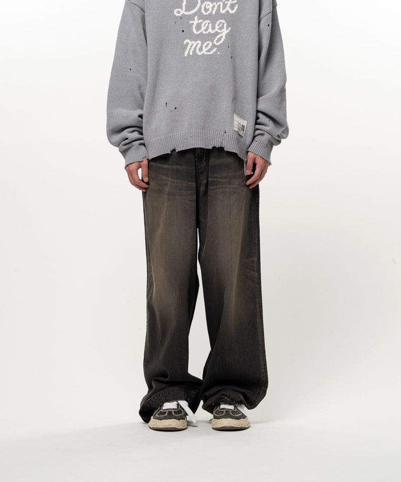 Light Oz Denim Wide Pants