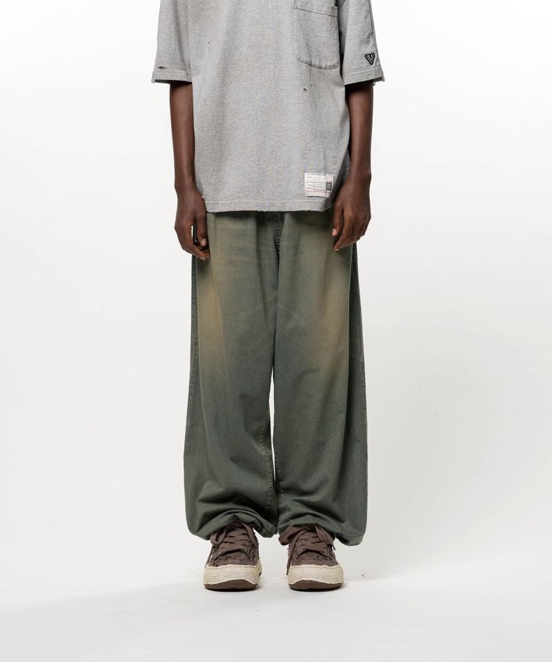 Light Oz Denim Wide Pants