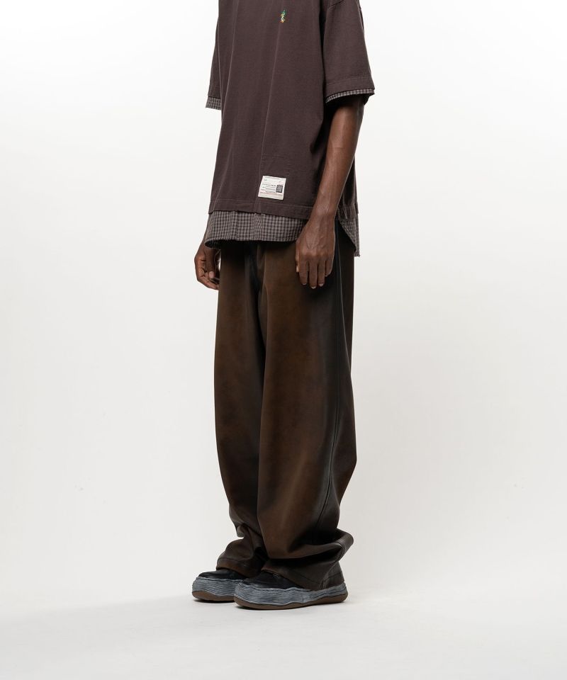 Coated Wide Pants
