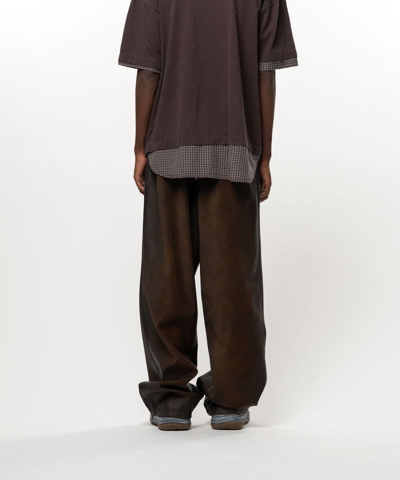 Coated Wide Pants