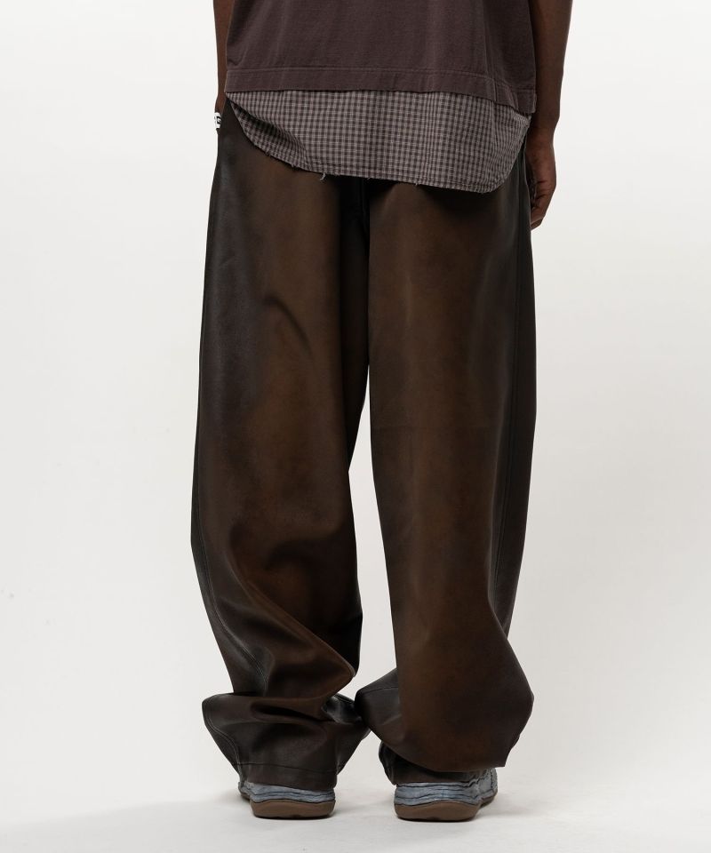 Coated Wide Pants