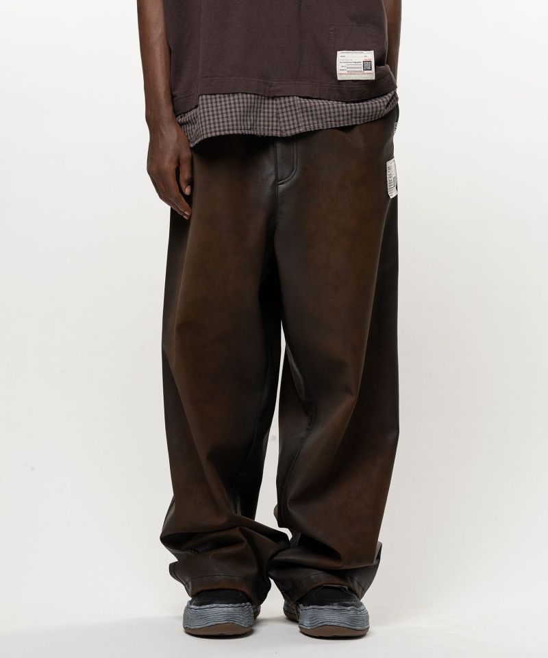 Coated Wide Pants