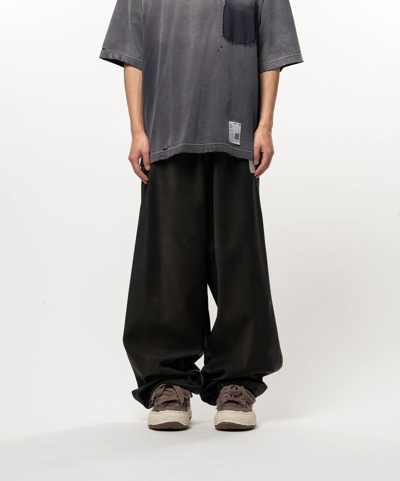 Coated Wide Pants