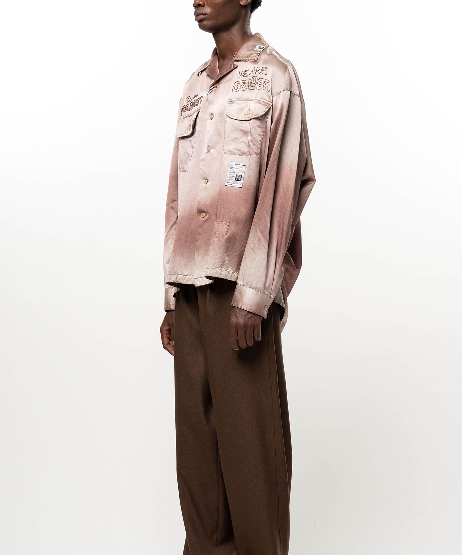 Bleached Satin Shirt