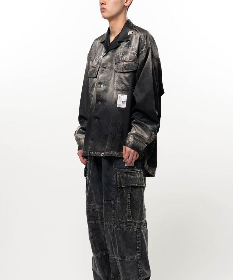 Bleached Satin Shirt