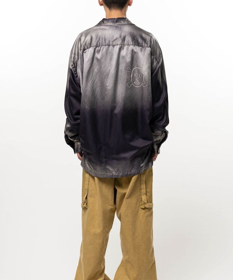 Bleached Satin Shirt