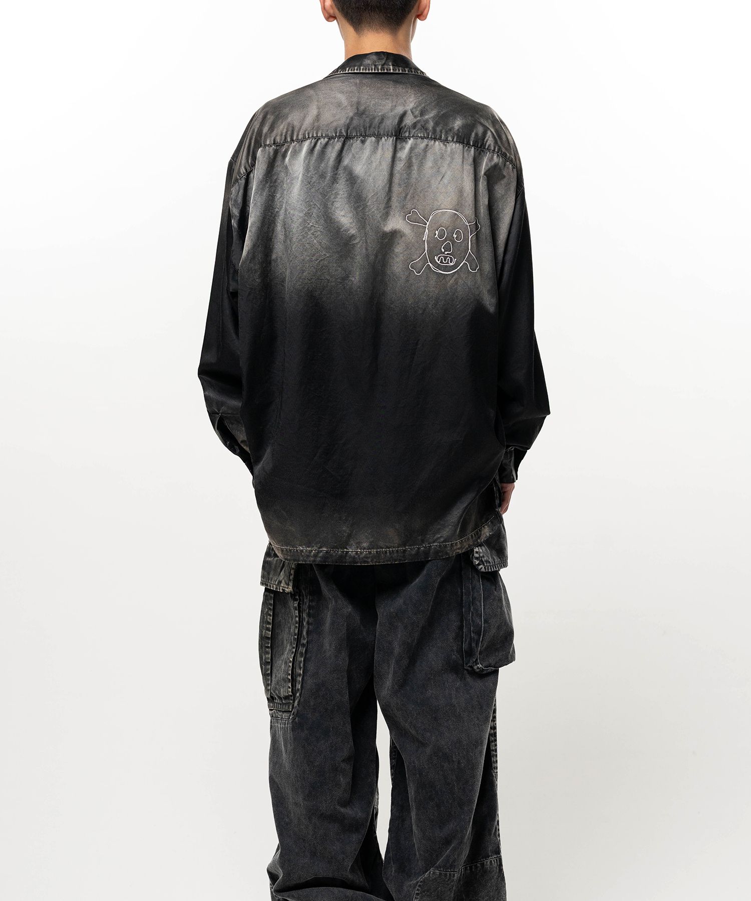 Bleached Satin Shirt