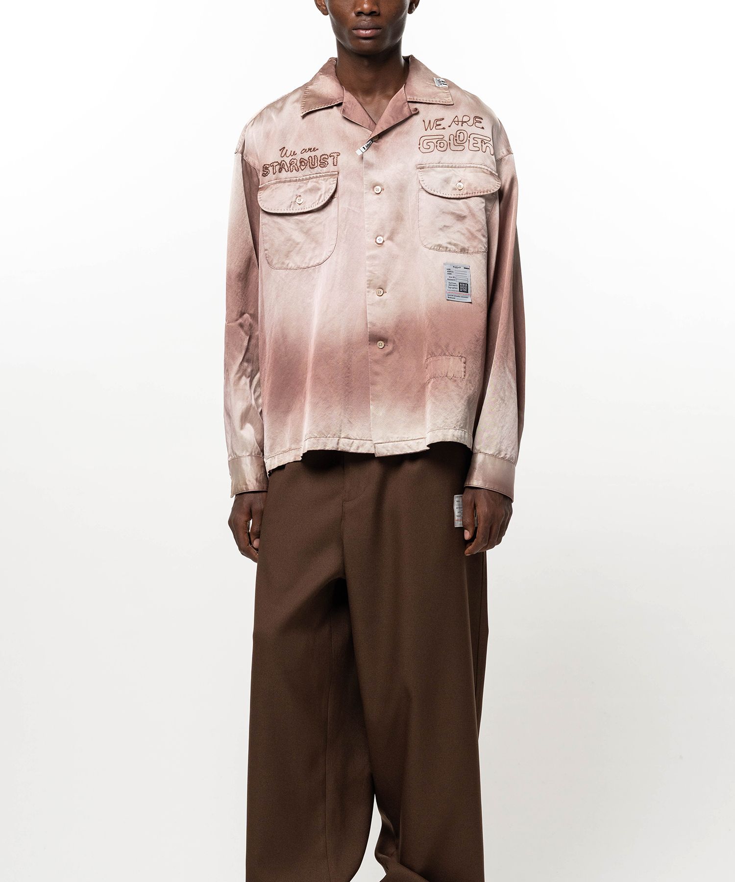 Bleached Satin Shirt