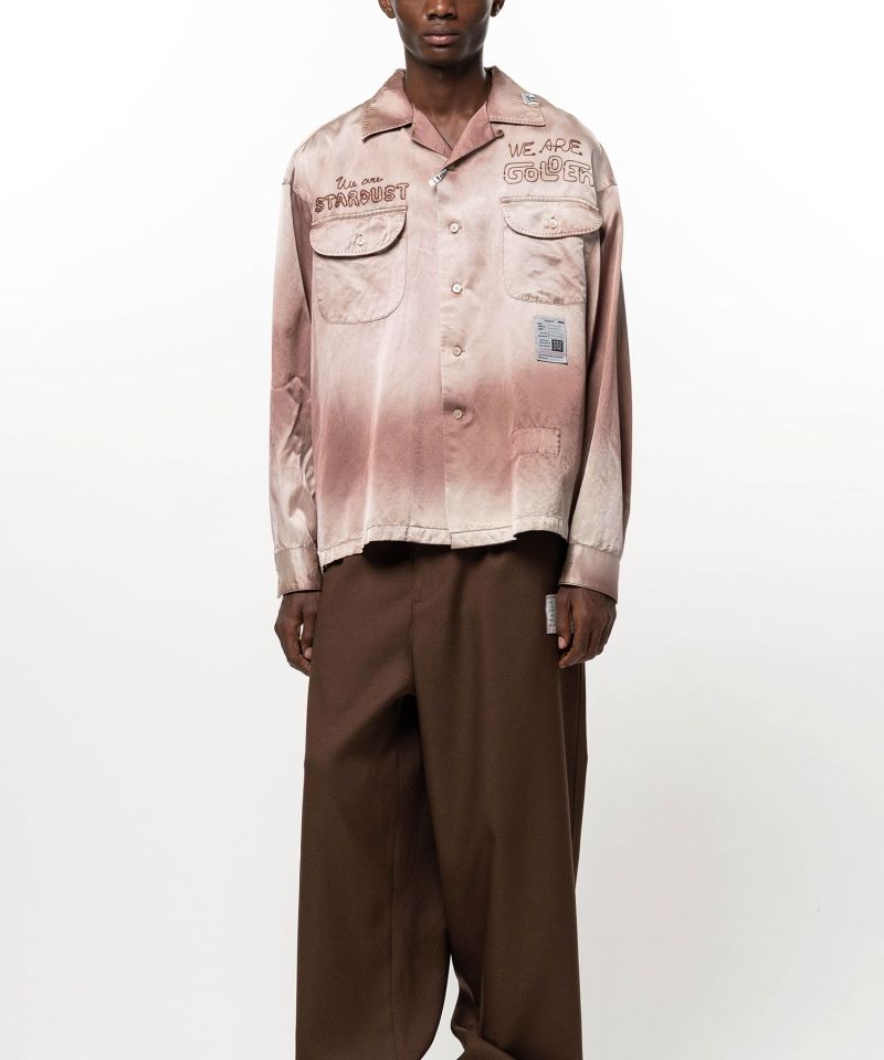 Bleached Satin Shirt
