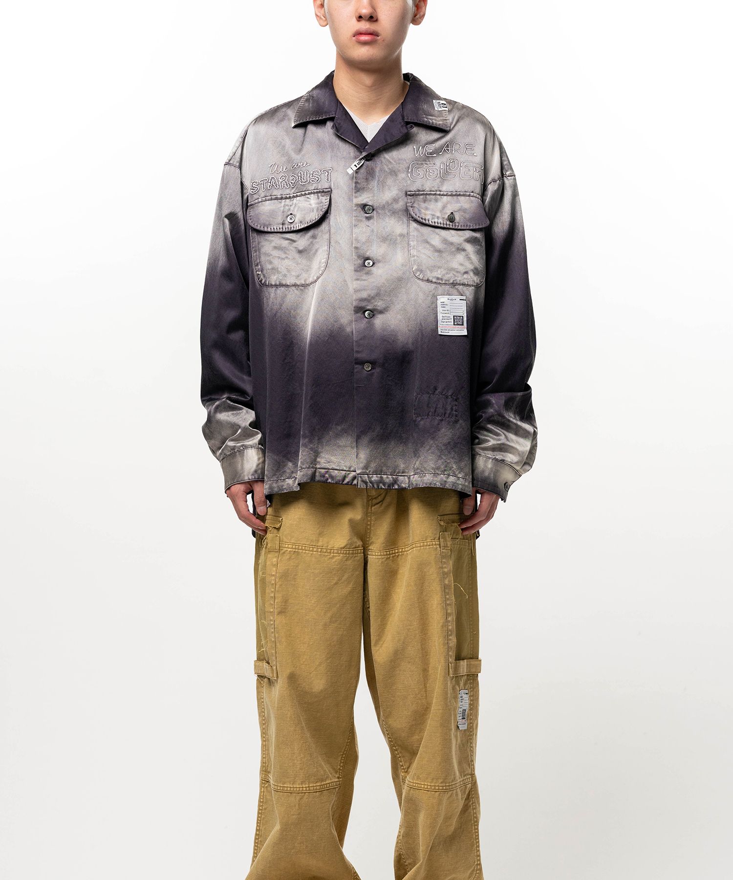 Bleached Satin Shirt